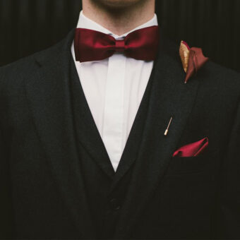 Simple Black Blazer Men